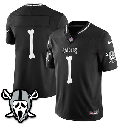 Las Vegas Raiders x Ghost Face Edition Vapor Jersey - Stitched
