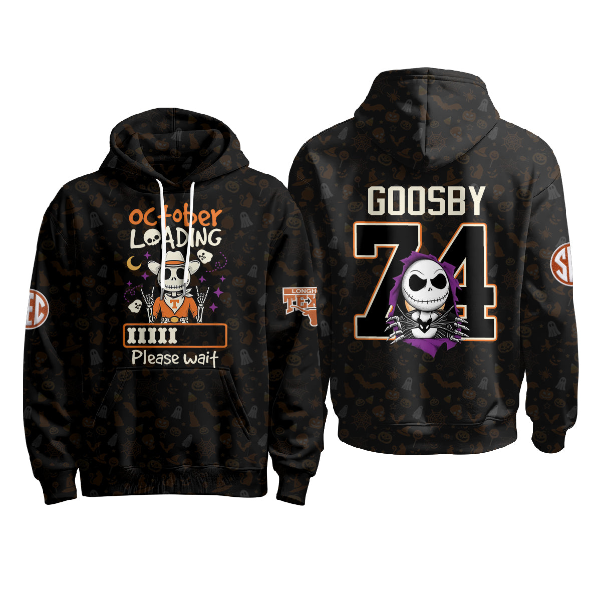 TEX x Skeleton Gentleman Edition Hoodie - Printed