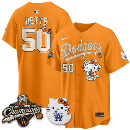 Los Angeles Dodgers Halloween 2026 Vapor Jersey V2- Stitched