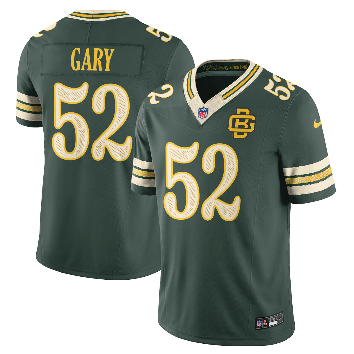 Green Bay Packers 2026 Rivalries Vapor Jersey - Stitched