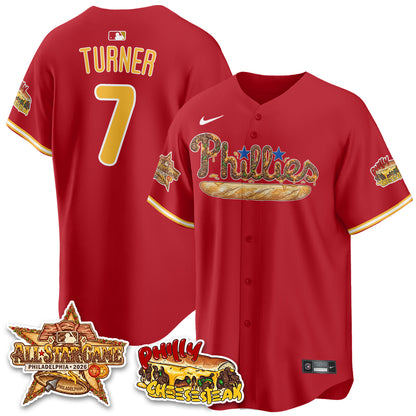 Philadelphia Phillies Cheesesteak Edition Vapor Limited Jersey - Stitched