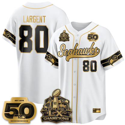 SEA SB LX Champs Vapor Baseball Jersey - Stitch