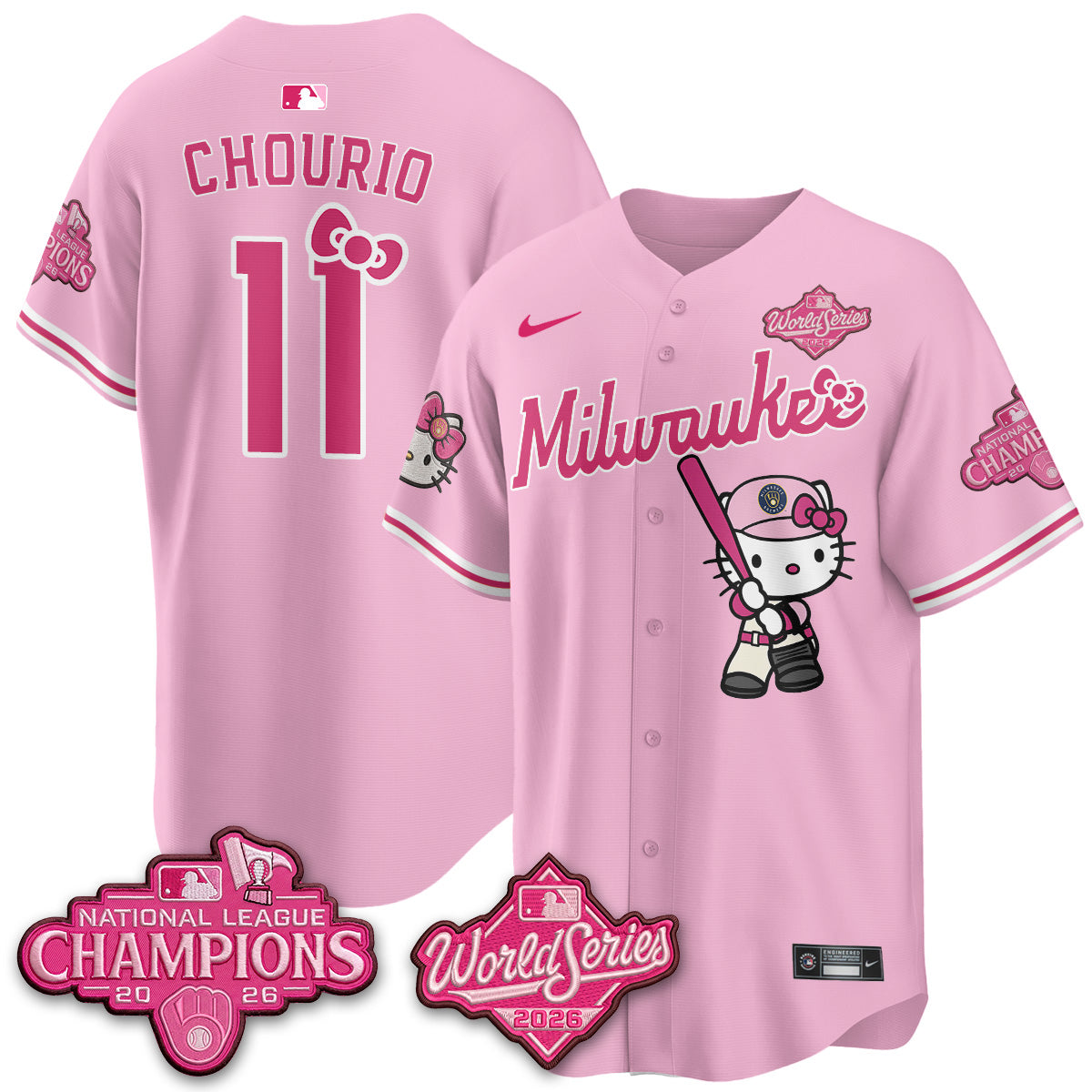 MIL 2026 NL Champions x Meow KT Vapor Jersey - Stitched