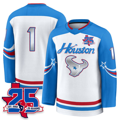 Houston Texans 2026 Rivalries Hockey Jersey - Printed
