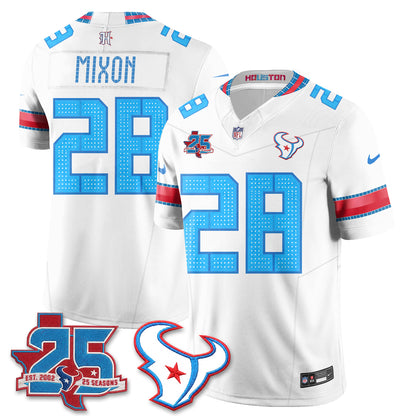 Houston Texans 2026 Rivalries Vapor Jersey - Stitched