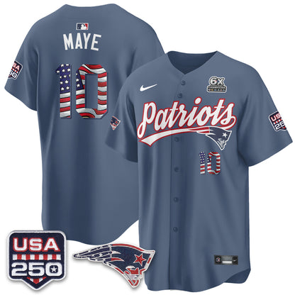 New England Patriots America Edition Vapor Jersey - Stitched