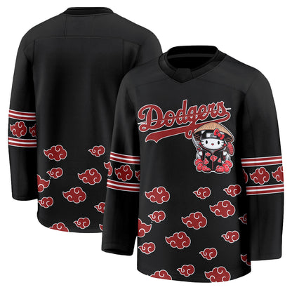 Los Angeles Dodgers Akatsuki Edition Vapor Hockey Jersey - Stitched