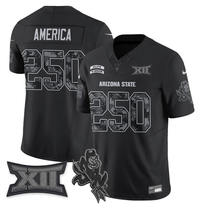 Arizona State Sun Devils 2026 Salute to Service Vapor Jersey - Stitched