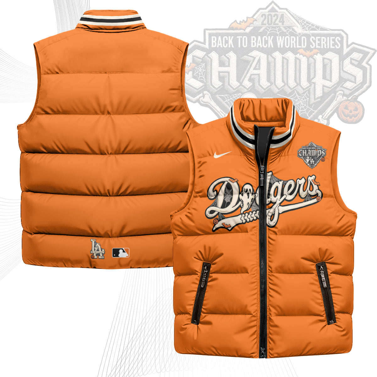 LAD Halloween 2026 Unisex Puffer Vest - Printed