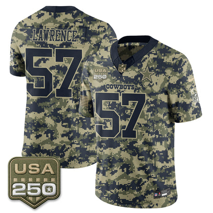 DAL 2026 Salute to Service Edition Vapor Jersey - Stitched
