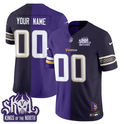 MIN Split Edition Vapor Custom Jersey - Stitched