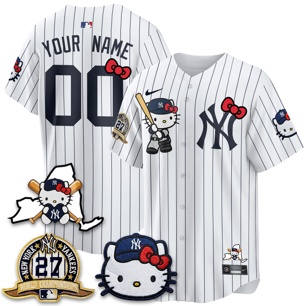 NYY Meow KT 2026 Vapor Limited Custom Jersey - All Stitched