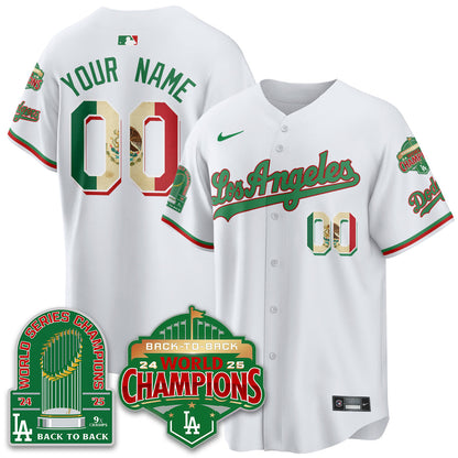 CUSTOM LAD Mexico Vapor Limited Jersey - 9x & B2B Champs - All Stitched