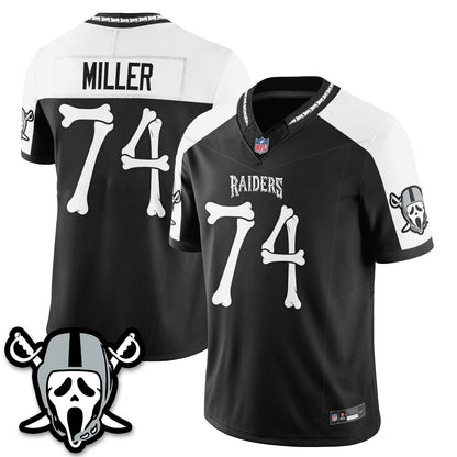 Las Vegas Raiders x Ghost Face Edition Vapor Jersey - Stitched