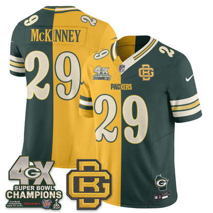 GB Rivalries Split Edition Vapor Jersey - Stitched