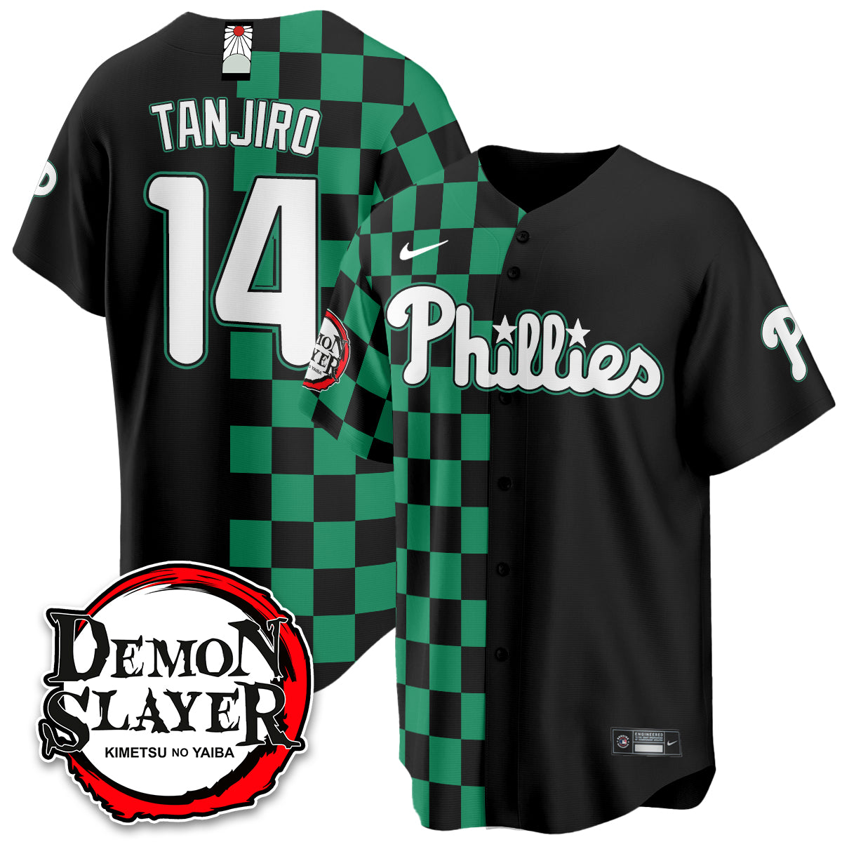 Philadelphia Phillies Demon Slayer Vapor Limited Jersey - Stitched