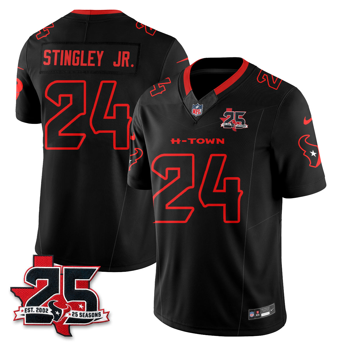 Houston Texans Fan Gear Edition Vapor Jersey (2) - Stitched
