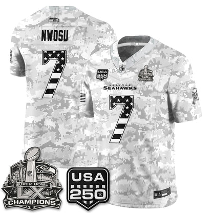 SEA 2026 Salute to Service Edition Vapor Jersey - Stitched n5