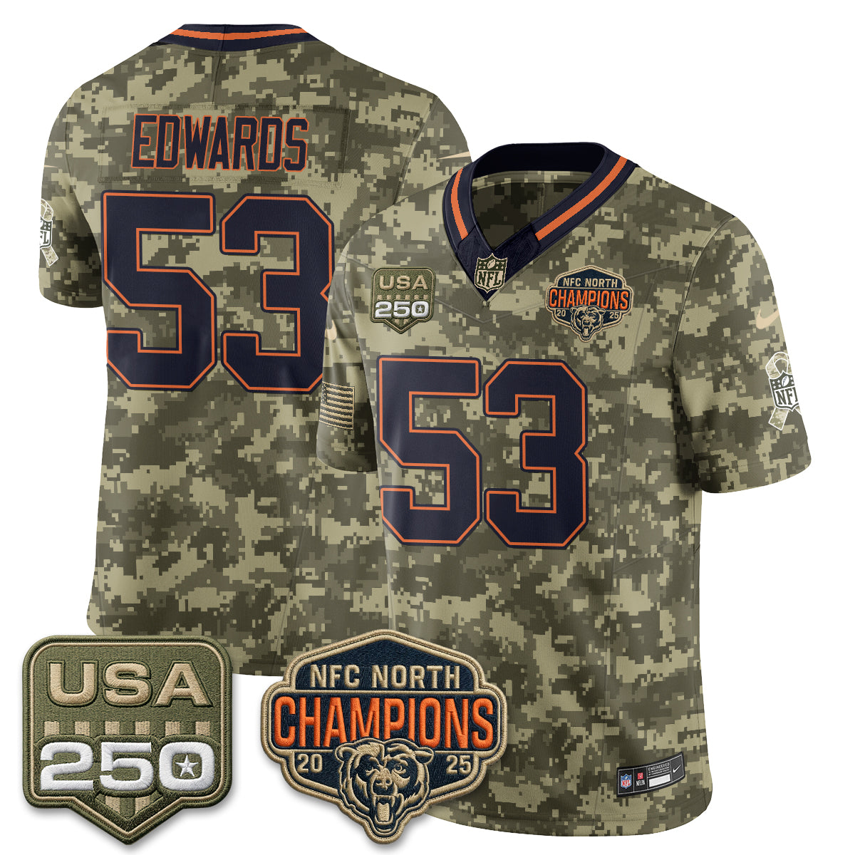 CHI 2026 Salute to Service Edition Vapor Jersey - Stitched