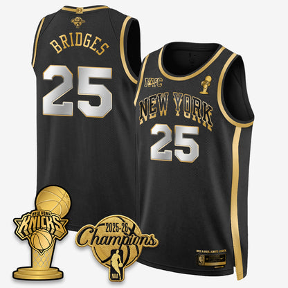 NYK 2026 NBA Champions Gold Edition Vapor Jersey - Stitched n3