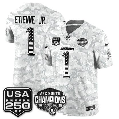 Jacksonville Jaguars 2026 Salute to Service Vapor Jersey - Stitched