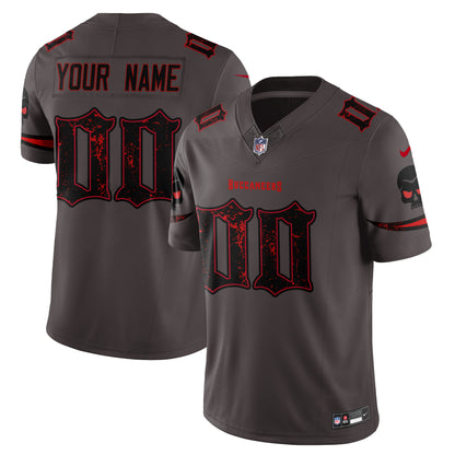 Tampa Bay Buccaneers Skull Edition Vapor Custom Jersey - Stitched