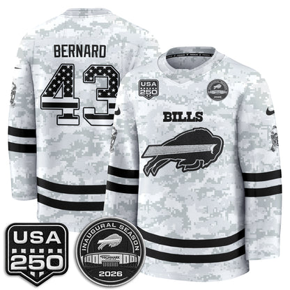BUF 2026 Salute To Service Edition Hockey Jersey - Printed