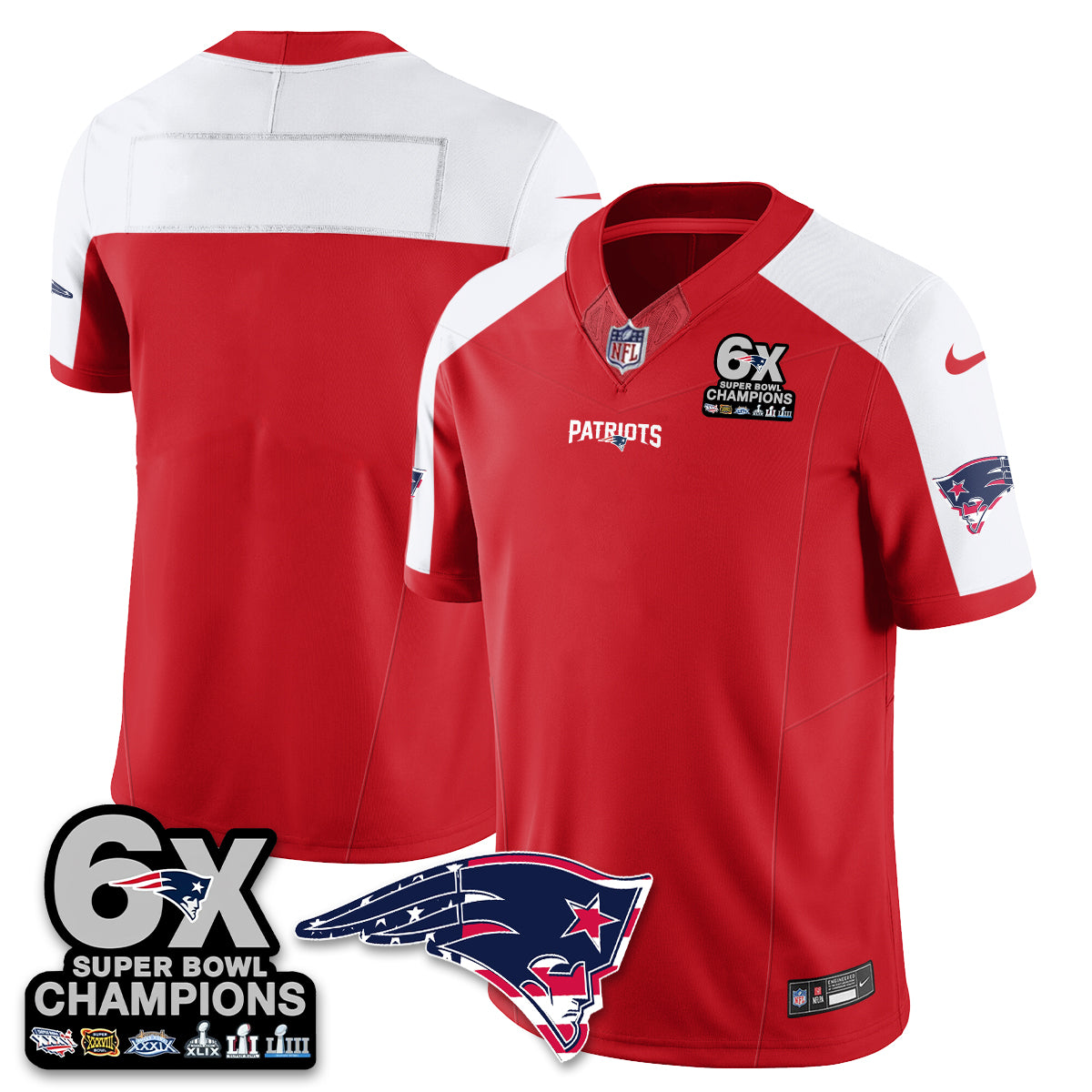 NE America Edition Vapor Jersey V2- Stitched