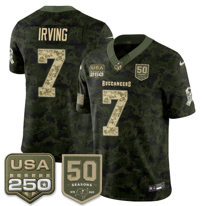 Tampa Bay Buccaneers 2026 Salute to Service Edition Vapor Jersey - Stitched
