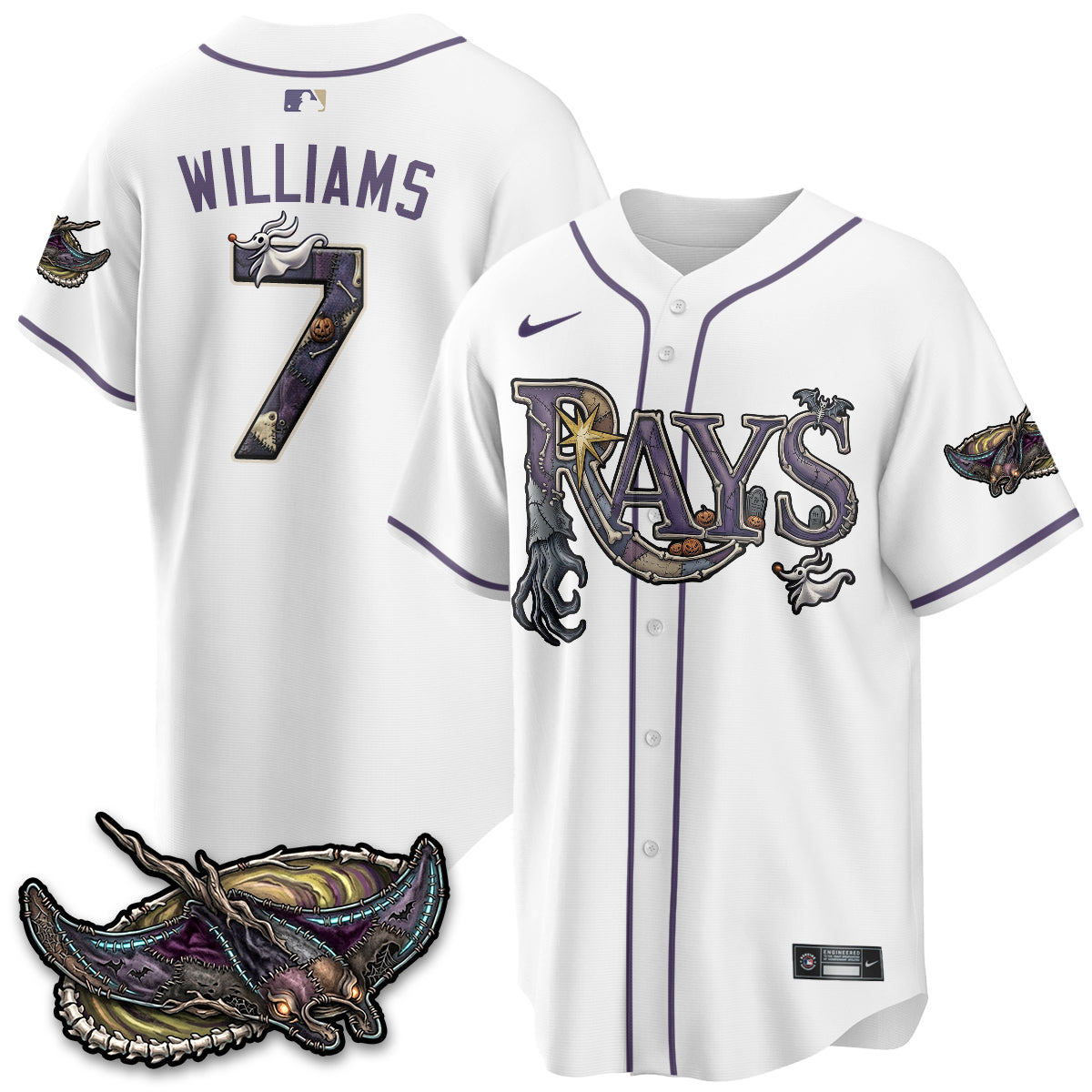 TB Nightmare Edition Vapor Jersey - Stitched
