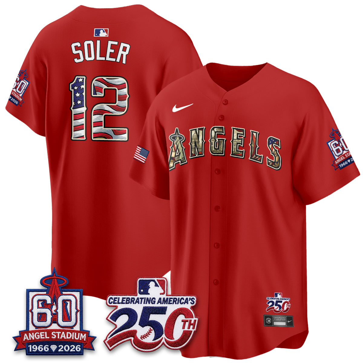 LAA 2026 Independence Day USA Vapor Limited Jersey - Stitched