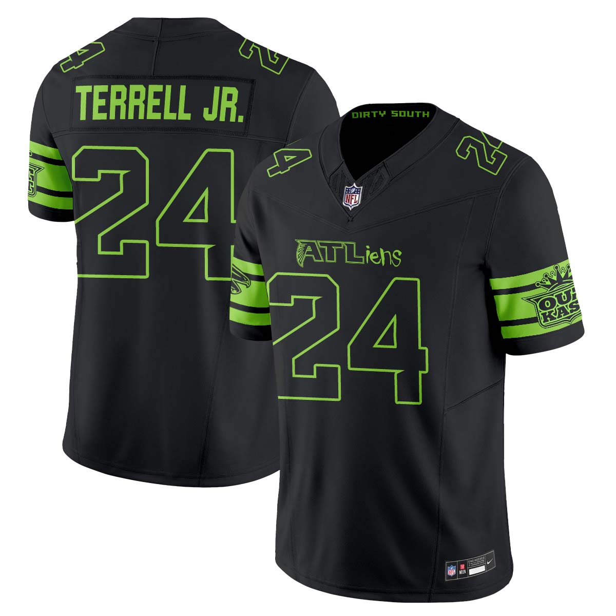 ATL 30th Anniversary ATLiens Vapor Jersey - Stitched