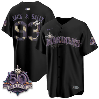 Seattle Mariners Nightmare Edition Vapor Limited Jersey - Printed