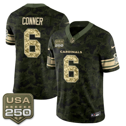 Arizona Cardinals 2026 Salute to Service Vapor Jersey - Stitched
