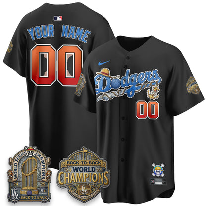 LAD x OP Japanese Cartoon Vapor Limited Custom Jersey - Stitched