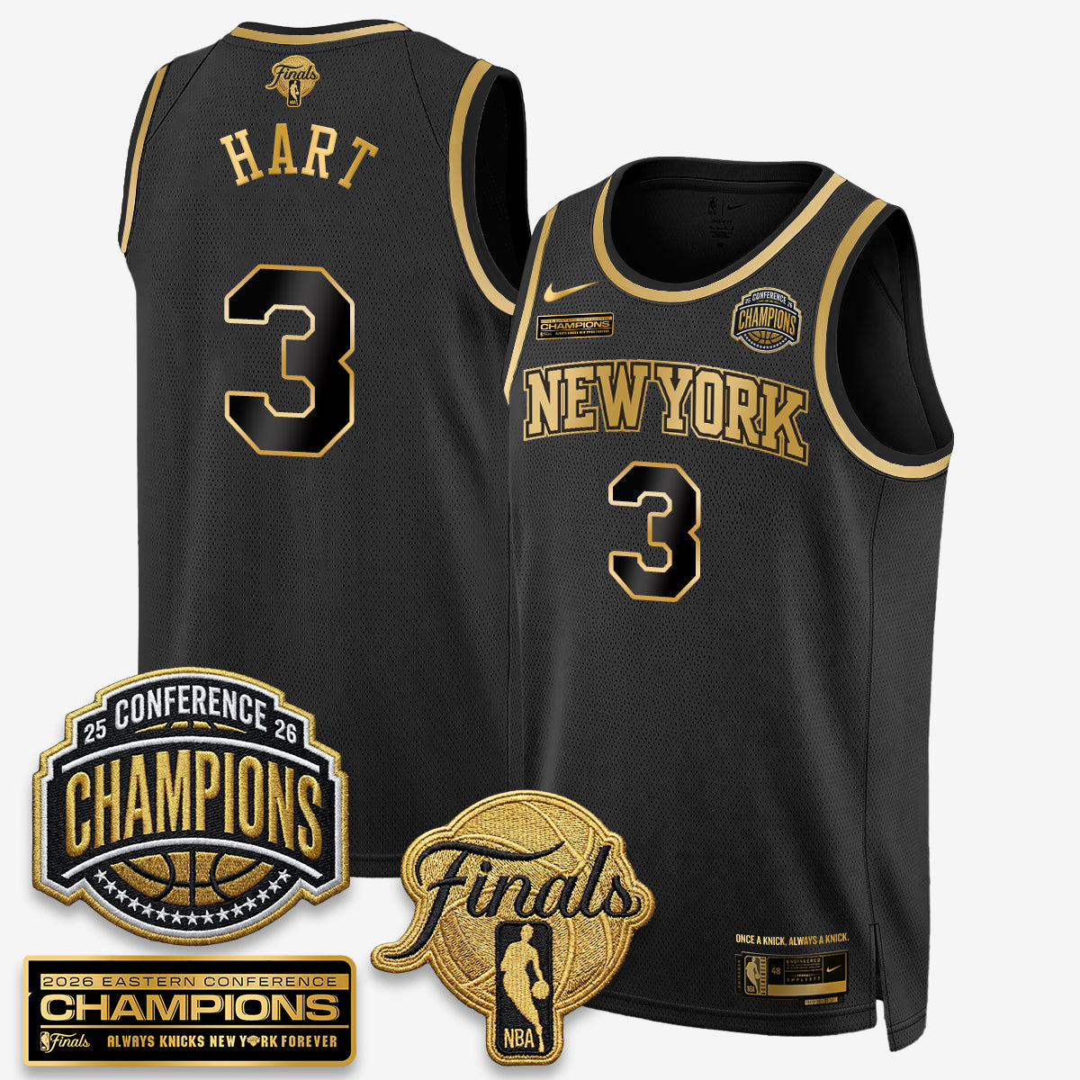 NYK 2026 NBA Eastern Conference Champions Vapor Jersey - Stitched n6