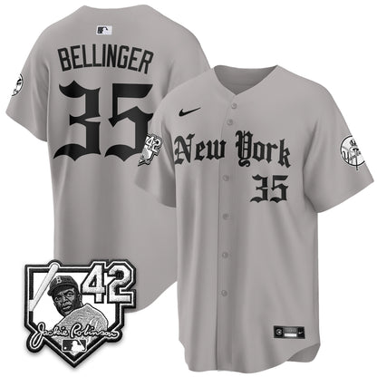 NYY 2026 Jackie Robinson Day Gothic Vapor Limited Jersey - All Stitched