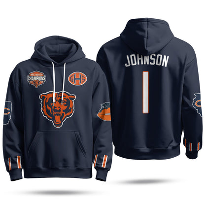 Chicago Bears 2026 Rivalries Fleece Hoodie - Printed