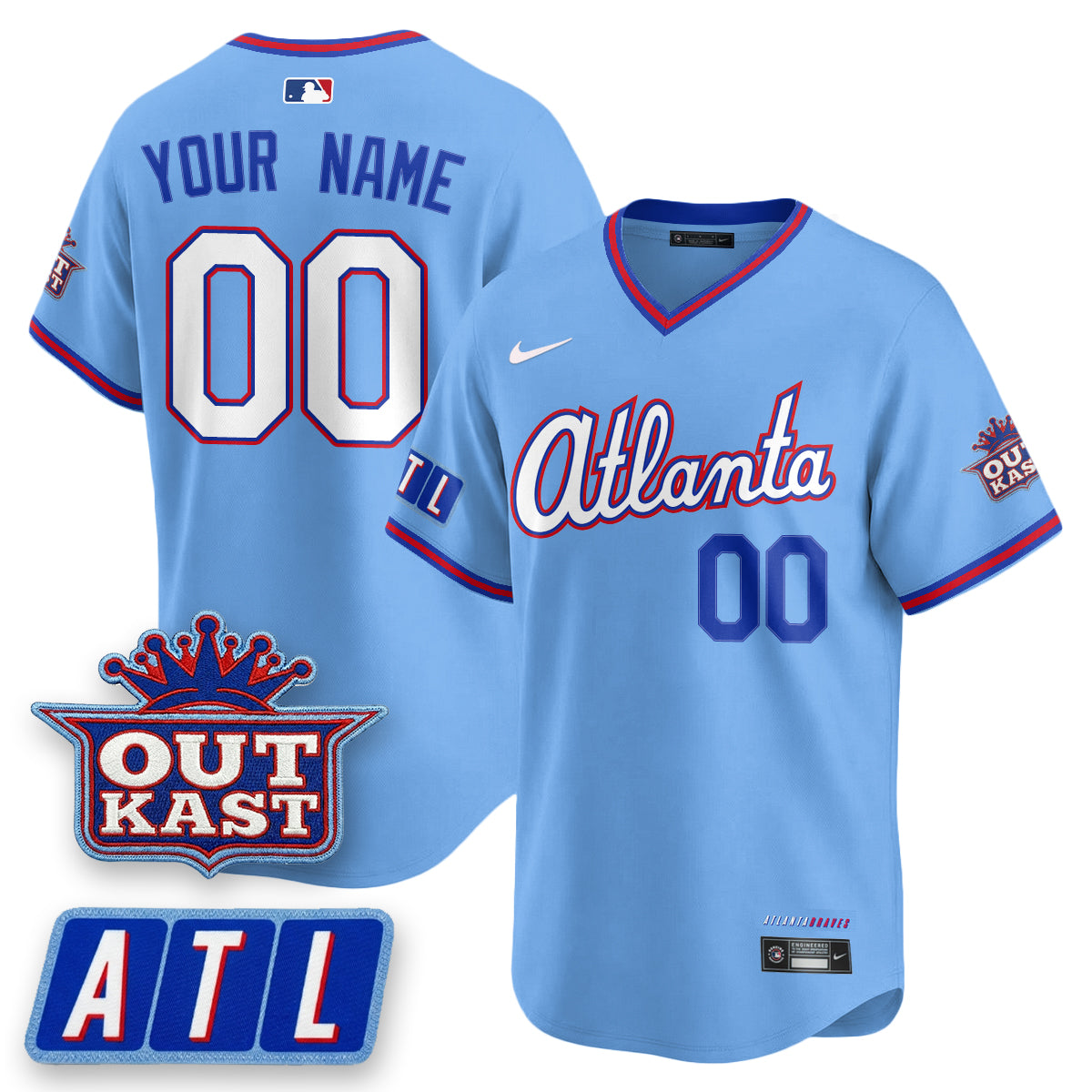 ATL 2026 City Connect x Outkast Patch Vapor Limited Custom Jersey - Stitched n8