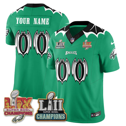 Philadelphia Eagles x Bat Edition Vapor Custom Jersey - Stitched