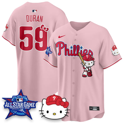 Philadelphia Phillies x Meow Kitty Vapor Limited Jersey V2- Stitched