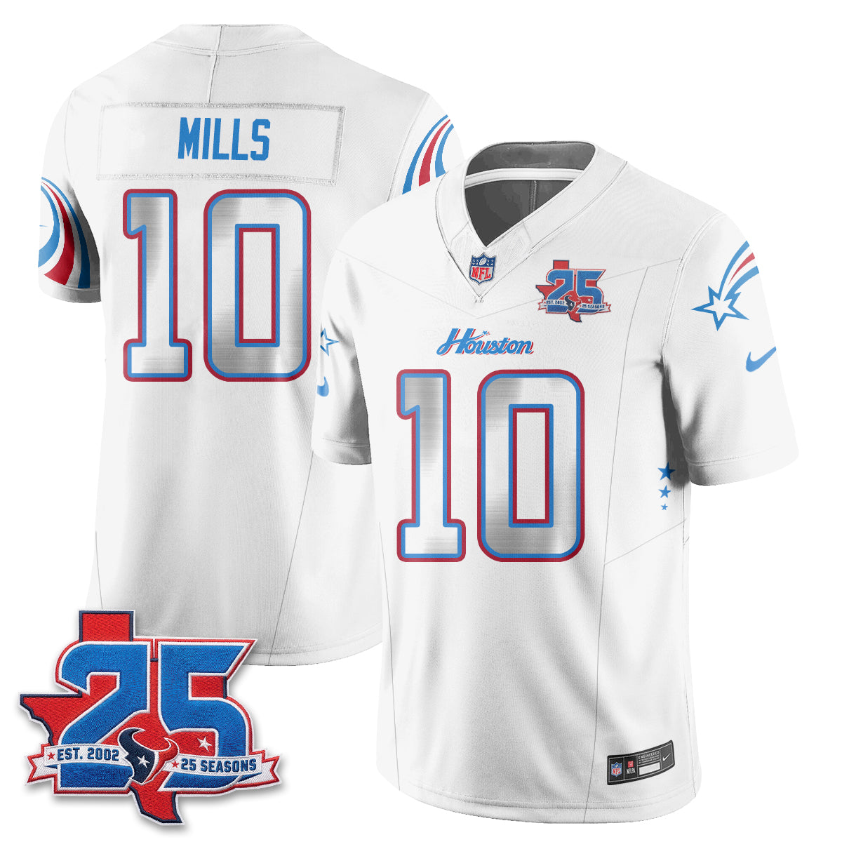 Houston Texans Fan Gear Edition Vapor Jersey (2) - Stitched