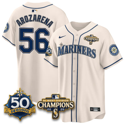 SEA Vapor Premier Limited Jersey - 50th Anniversary & AL West Division Champions - Steelheads Community Funds - All Stitched
