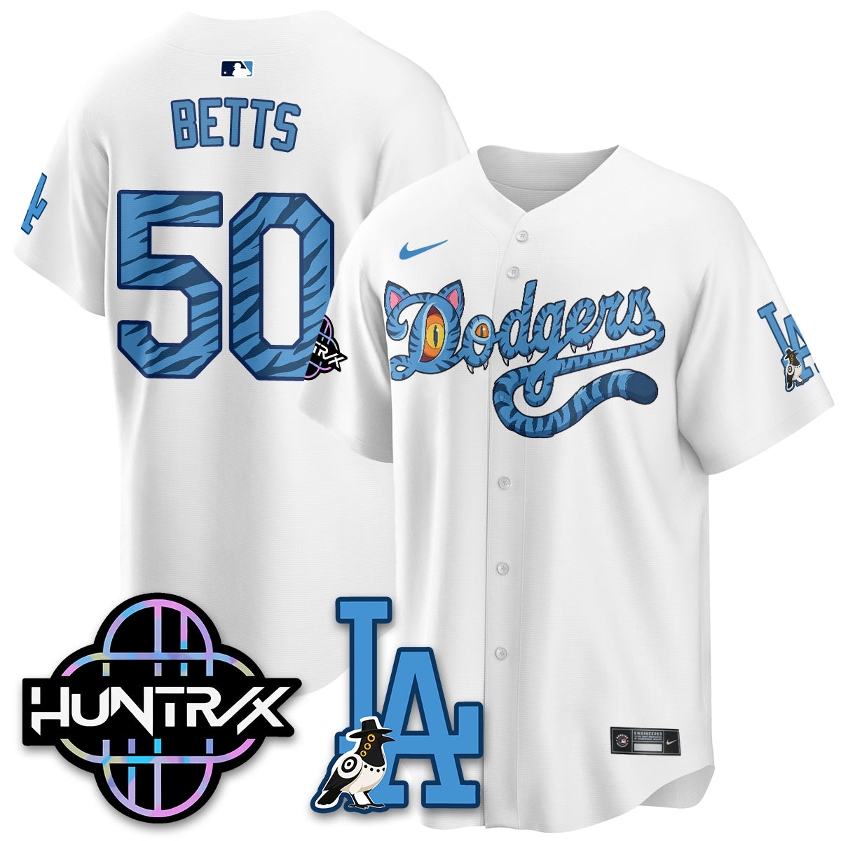 Los Angeles Dodgers x K-Pop Demon Hunters 2026 Vapor Jersey - Stitched