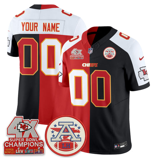 KC Split Edition Vapor Custom Jersey - Stitched