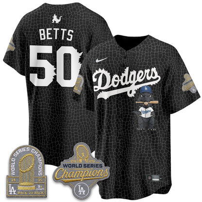 Los Angeles Dodgers x Godzilla Vapor Jersey- Stitched
