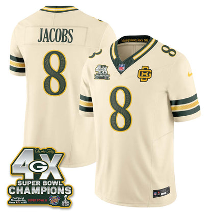 GB 2026 Rivalries 4X Champs Vapor Jersey - Stitched