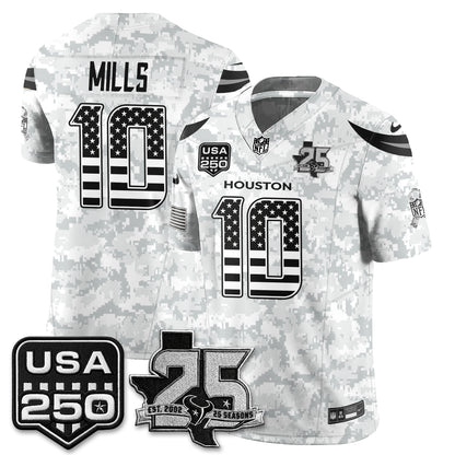HOU 2026 Salute to Service Edition Vapor Jersey - Stitched