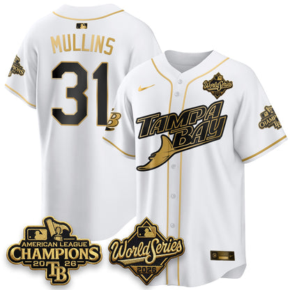 TB 2026 AL Champions Gold Edition Vapor Jersey - Stitched