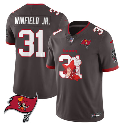 Tampa Bay Buccaneers x Red Coat Captain Edition Vapor Jersey - Stitched